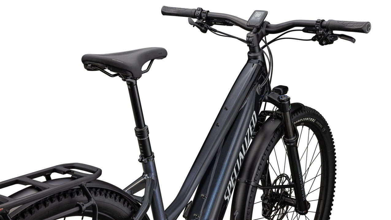 TURBO TERO - Способность колесить где угодно! Specialized Turbo Tero 5.0 EQ Step-Through 2025 Gloss Metallic Dark Navy / Silver Dust Reflective Артикул 95125-3603, 95125-3605, 95125-3604, 95125-3602