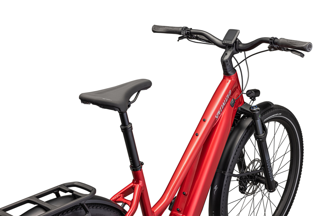 TURBO VADO - свой в городе! Specialized Turbo Vado 5.0 IGH Step-Through 2023 Red Tint / Silver Reflective Артикул 