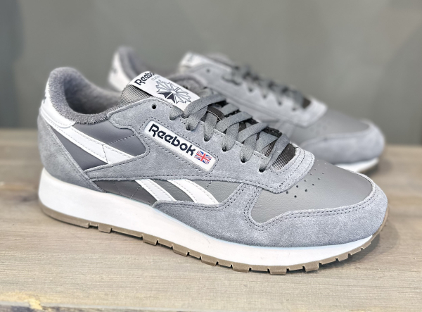 Кроссовки Кроссовки Reebok Classic Leather pure grey 6/pure grey 6/ftwr white Артикул GV964111, GV96419.5, GV96416.5, GV96418, GV96418.5, GV96417, GV96419, GV964110, GV96416