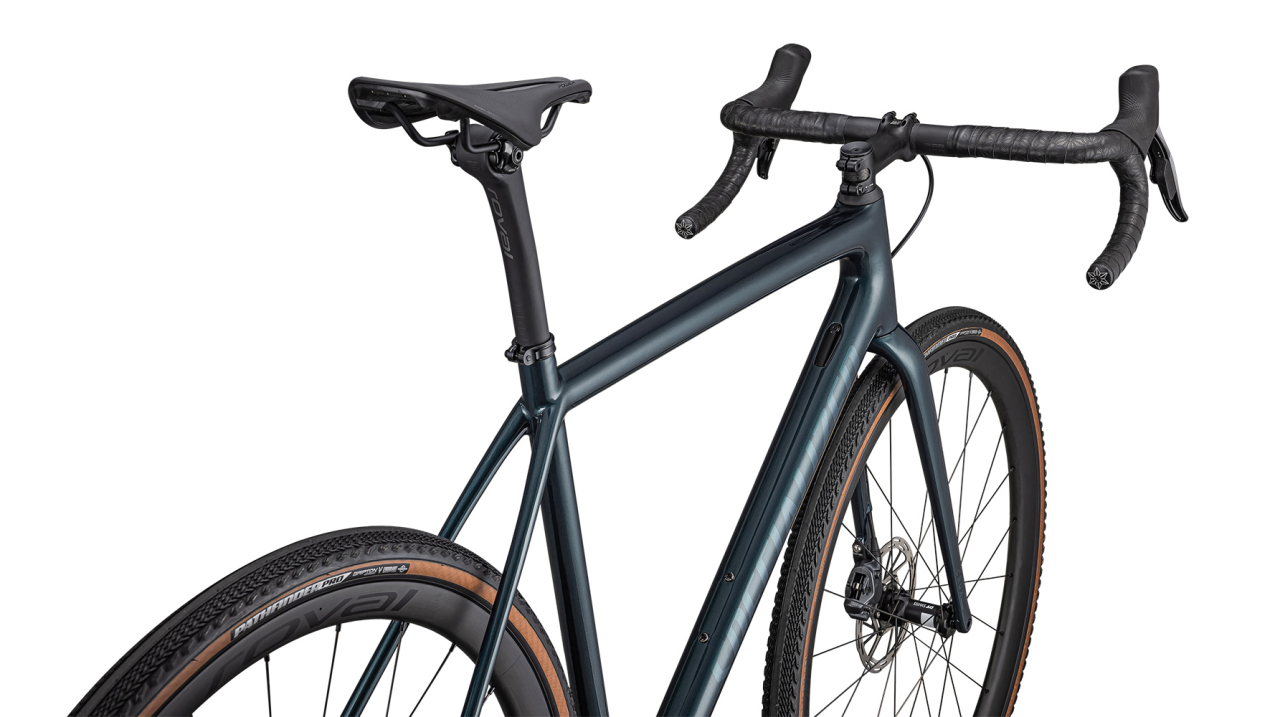 Циклокроссовые, внедорожные велосипеды Specialized Crux Pro 2023 Gloss Metallic Deep Lake/Green Pearl Артикул 91423-1052, 91423-104, 91423-1056, 91423-1054, 91423-1058, 91423-1049, 91423-1061