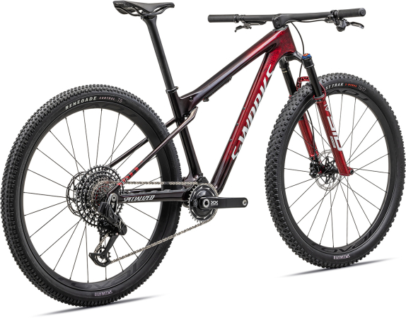 S-WORKS горные велосипеды Specialized S-Works Epic 2024 Epic World Cup Gloss Red / Flake Silver Granite / White Silver Артикул 93123-0004, 93123-0005, 93123-0003, 93123-0002