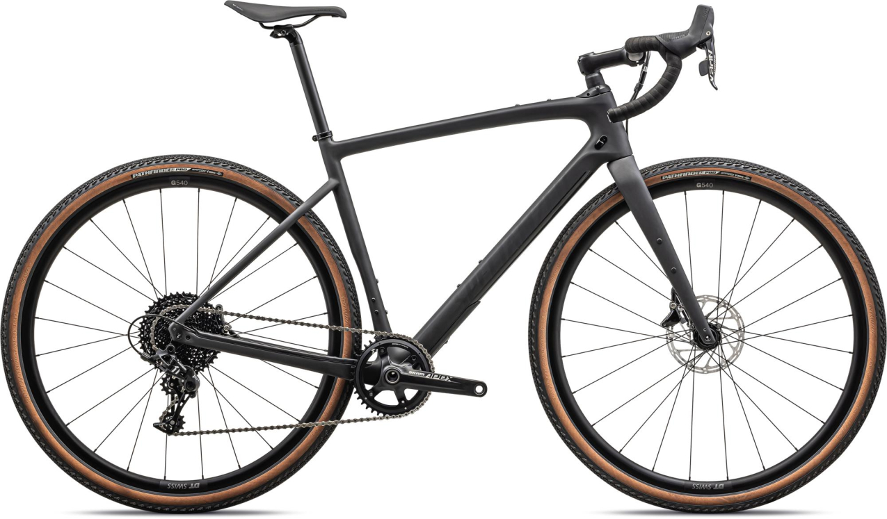 Гравийные велосипеды, комфорт плюс Specialized Diverge Sport Carbon 2023 Satin Carbon/Black Артикул 95423-6144, 95423-6164, 95423-6149, 95423-6154, 95423-6152, 95423-6156, 95423-6158, 95423-6161
