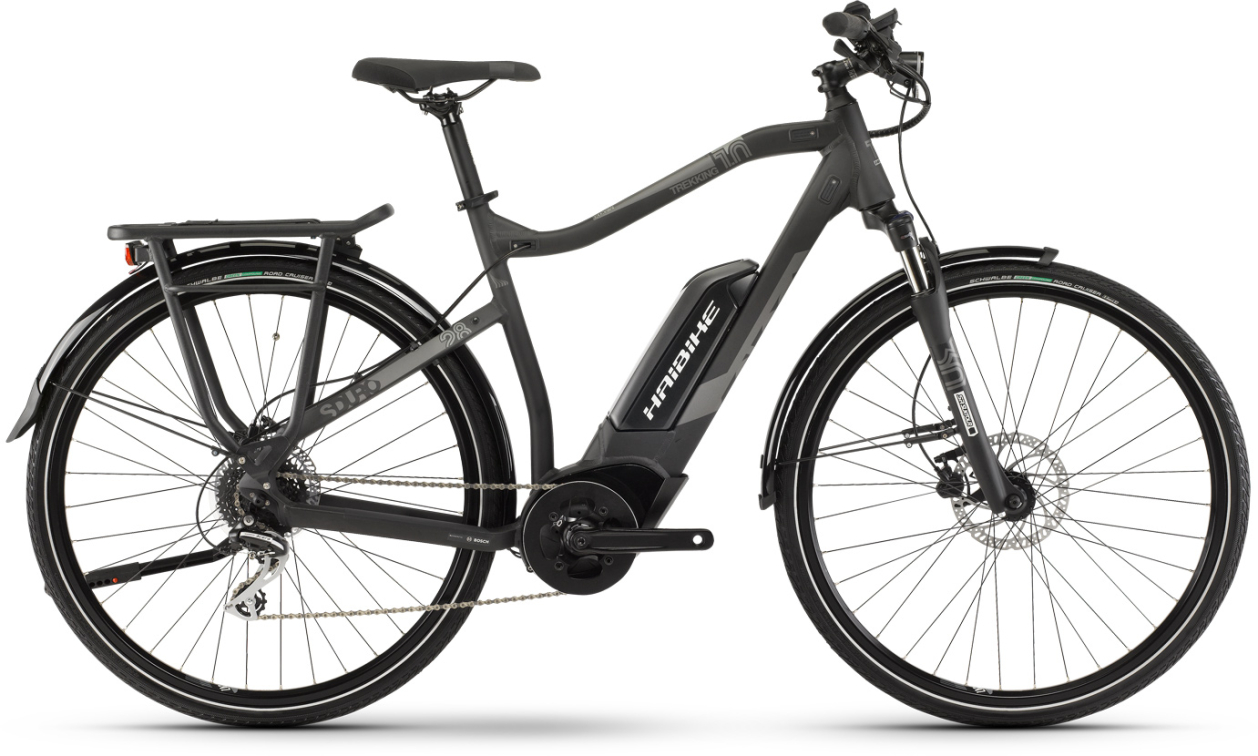 Электровелосипеды с двигателем Bosch, Yamaha, Shimano HAIBIKE SDURO Trekking 1.0 men 400Wh 8 s. Acer 2019 / серый Артикул 4540390956, 4540390952, 4540390960