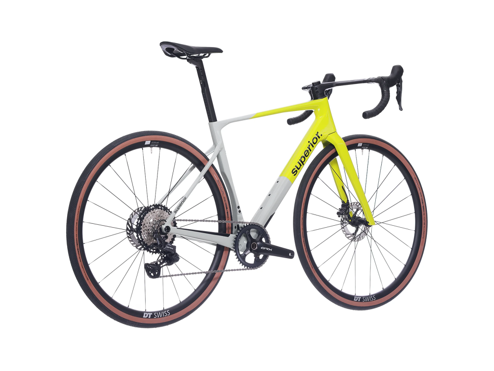 Гравийные велосипеды, ригиды Superior XR 9.7 GR 2025 Gloss Grey/Racing Yellow Артикул 801.2025.28010, 801.2025.28011, 801.2025.28009, 801.2025.28095, 801.2025.28096