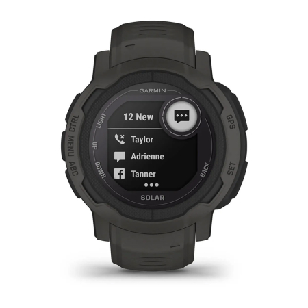 Спортивные часы Спортивные часы Garmin Instinct 2 Solar, цвет графит Артикул 
