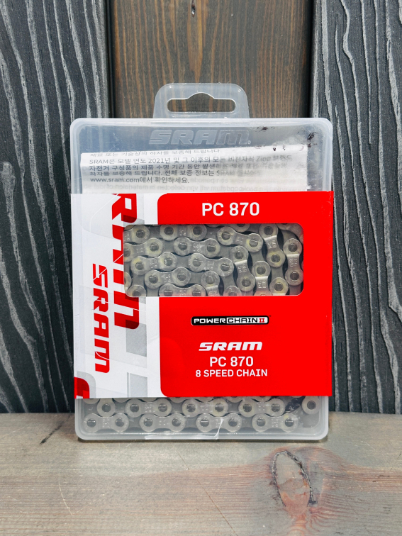 Цепи 08 Цепь Sram PC 870 8 скоростей 114 замок Power Link  Артикул 