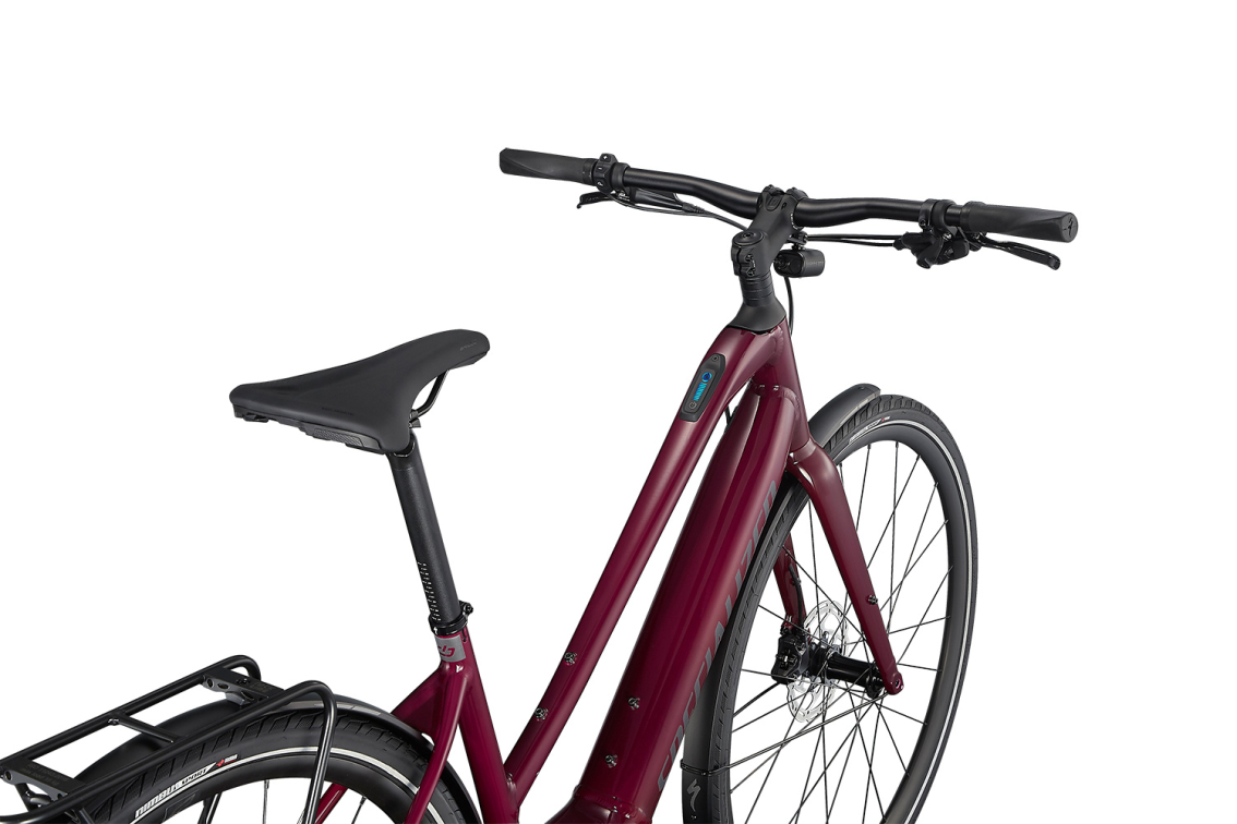 TURBO VADO - свой в городе! Specialized Turbo Vado SL 4.0 Step-Through EQ 2022 Raspberry / Black Reflective Артикул 93921-5302, 93921-5304, 93921-5303, 93921-5305
