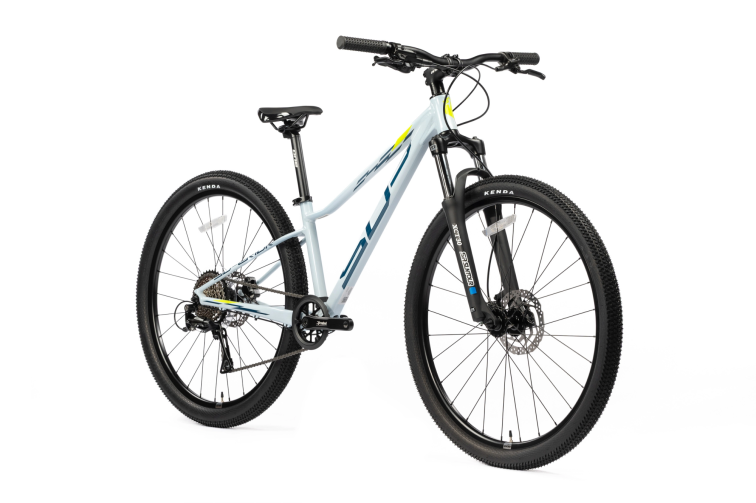 26-27 дюймов (10-16 лет) Superior Racer XC 27 DB Gloss White/Petrol Blue/Neon Yellow 2025 Артикул 801.2025.29602