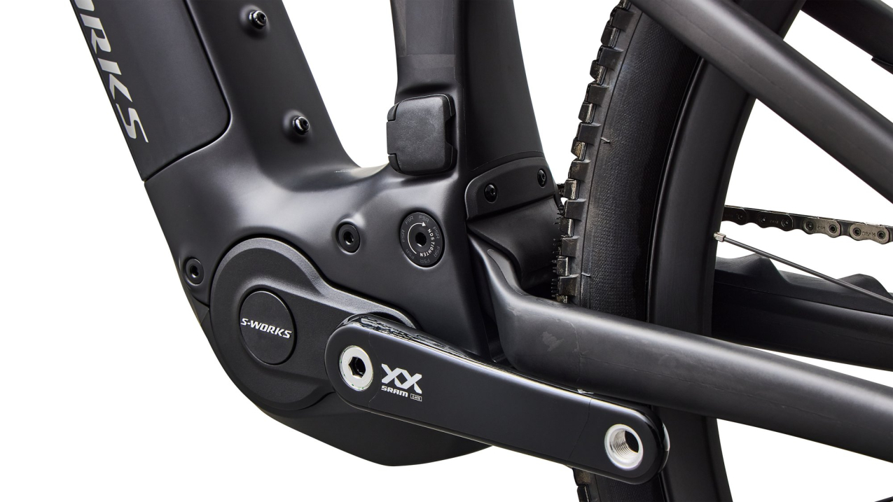 TURBO LEVO - лучшее из возможного! Specialized S-Works Turbo Levo R Ultralight 29 SRAM XX Eagle AXS 2027 Satin Carbon / Silver Foil Артикул 95727-0902, 95727-0903, 95727-0905, 95727-0904