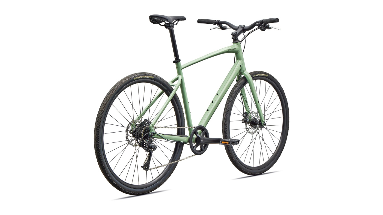 Городские велосипеды Specialized Sirrus X 1.0 2026 Gloss Pistachio / Laurel Green Metallic Frost Reflective Артикул 92426-9101, 92426-9102, 92426-9100, 92426-9104, 92426-9103, 92426-9105