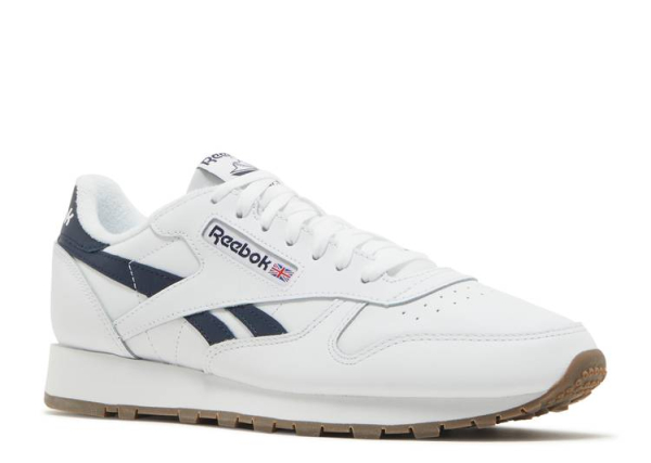 Кроссовки Кроссовки Reebok Classic Leather ftwr white/ftwr white/vector navy Артикул GV963910, GV963911.5, GV963911, GV96399