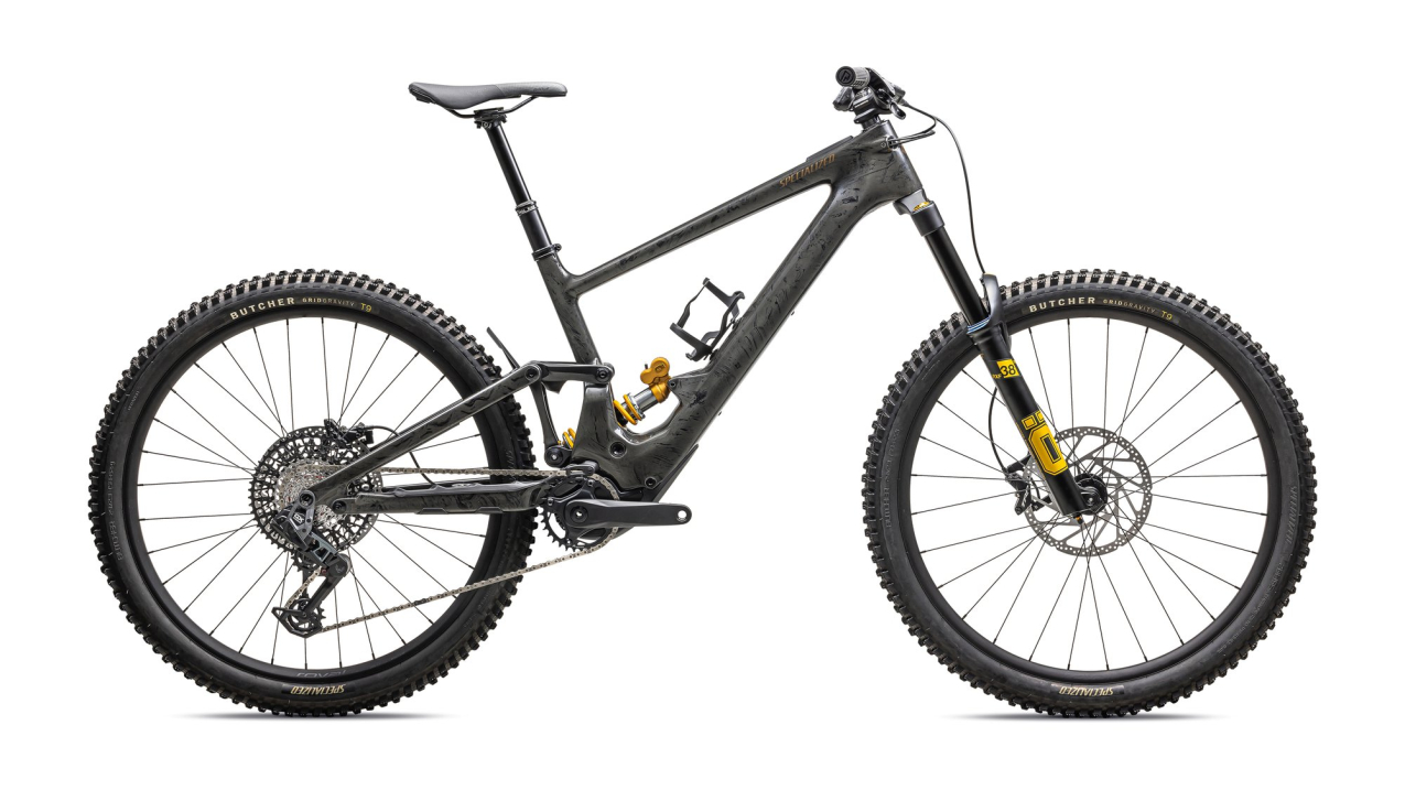 TURBO KENEVO - Больше трейлов! Specialized Turbo Kenevo SL 2 Ohlins Coil 2025 Charcoal Tint / Cool Grey Strata / Burnt Gold Metalli Артикул 98025-0002, 98025-0005, 98025-0004, 98025-0003