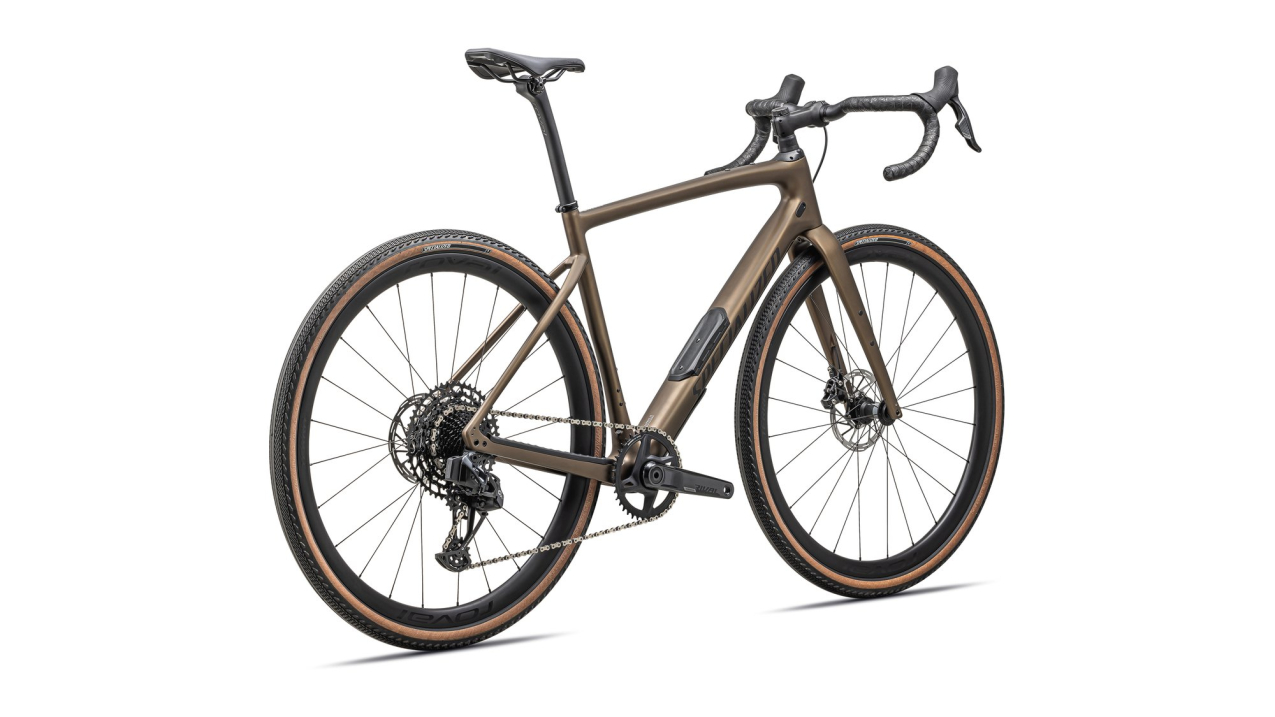 Гравийные велосипеды, комфорт плюс Specialized Diverge Expert Carbon 2025 Satin Burnt Gold Metallic / Black Liquid Metal Артикул 95425-3158, 95425-3152, 95425-3164, 95425-3161, 95425-3156, 95425-3149, 95425-3154