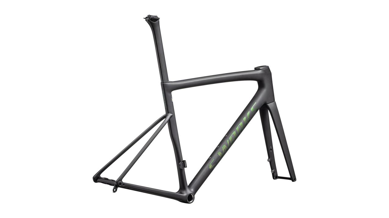 Рамы шоссе, гревел рама Specialized S-Works Tarmac SL8 2025 Satin Carbon Rtp / Silver To Green Pearl Артикул 74925-0756, 74925-0749, 74925-0758, 74925-0761, 74925-0744, 74925-0752, 74925-0754