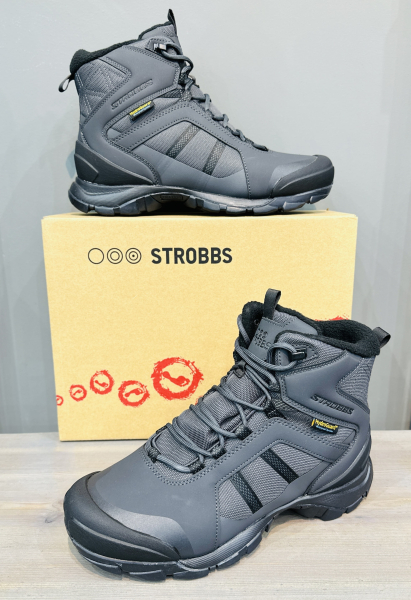 Ботинки зимние Strobbs C9399-1 серый