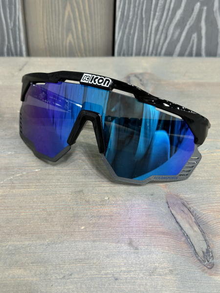 Очки Очки спортивные Scicon AeroShade Kunken оправа Black Gloss линза SCNPP Multimirror Blue Артикул 