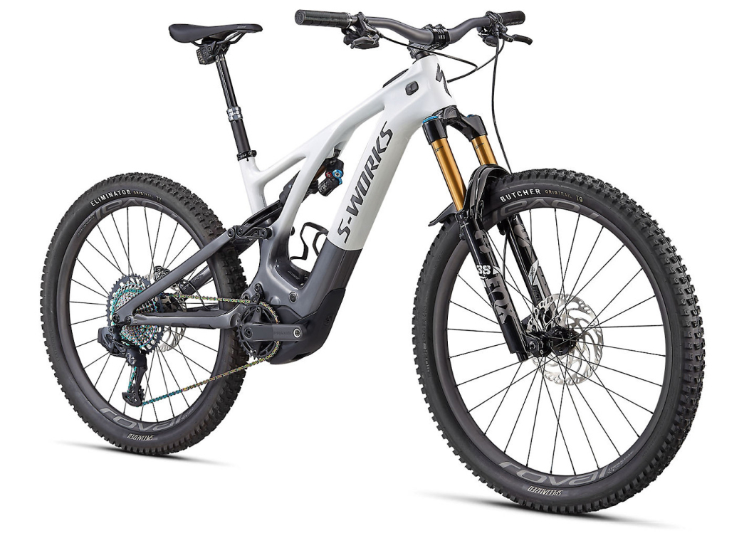 TURBO LEVO - лучшее из возможного! Specialized S-Works Turbo Levo 29/27 2022 Metallic White Silver / Chrome / Dream Silver Артикул 95221-0803, 95221-0806, 95221-0805, 95221-0804, 95221-0802