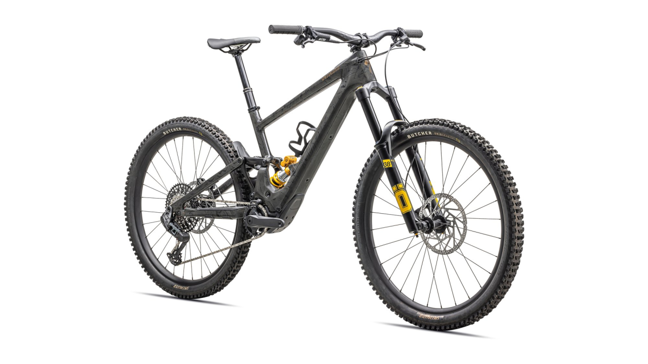 TURBO KENEVO - Больше трейлов! Specialized Turbo Kenevo SL 2 Ohlins Coil 2025 Charcoal Tint / Cool Grey Strata / Burnt Gold Metalli Артикул 98025-0002, 98025-0005, 98025-0004, 98025-0003