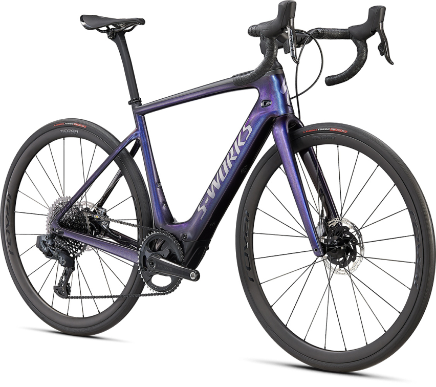 TURBO CREO - теперь 200 км реально! Specialized S-Works Turbo Creo SL Carbon 2022 DSTBLU/DSTBLU/CARB Артикул 98121-0003, 98121-0005, 98121-0004