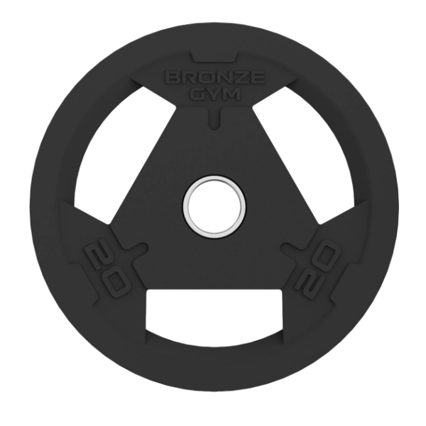 Диск олимпийский BRONZE GYM обрезиненный 20 кг