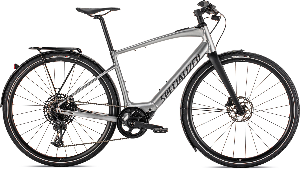 TURBO VADO - свой в городе! Specialized Turbo Vado SL EQ 5.0 2022 Brushed Aluminum / Black Reflective Артикул 93922-3204, 93922-3205, 93922-3202, 93922-3203