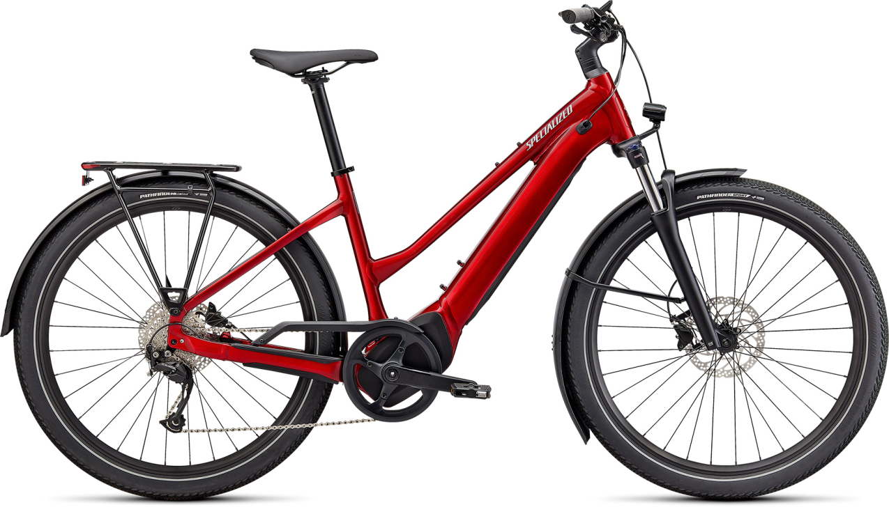 TURBO VADO - свой в городе! Specialized Turbo Vado 3.0 Step-Through 2022 Red Tint / Silver Reflective Артикул 95022-6102, 95022-6103, 95022-6105, 95022-6104