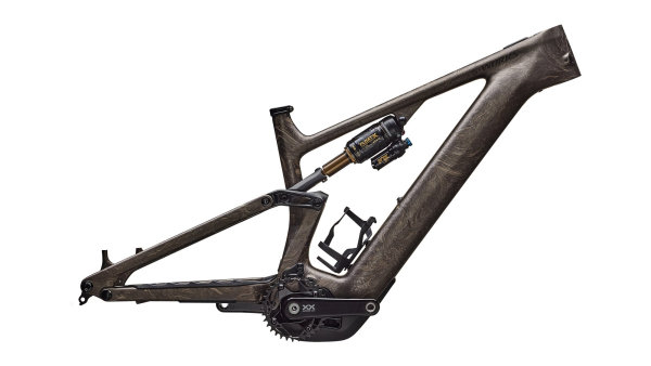 рама Specialized S-Works Turbo LEVO 4 2025 Satin Taupe / Gunmetal Strata / Metallic Obsidian