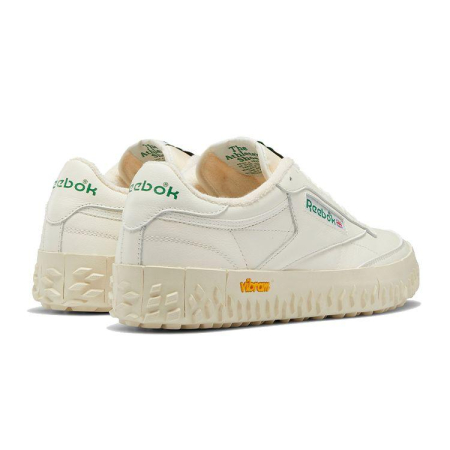 Кроссовки Кеды Reebok Club C Vibram chalk/vintage chalk s23-r/glen green Артикул GV693011, GV693013, GV69307, GV693011.5, GV693010.5, GV693010, GV69308.5