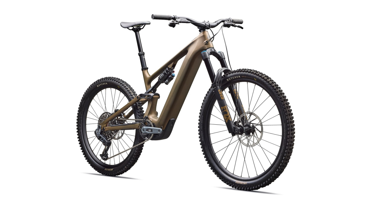 TURBO LEVO - лучшее из возможного! Specialized Turbo Levo 4 Expert Satin Burnt Gold Metallic / Doppio Артикул 95224-3306, 95224-3302, 95224-3303, 95224-3305, 95224-3304