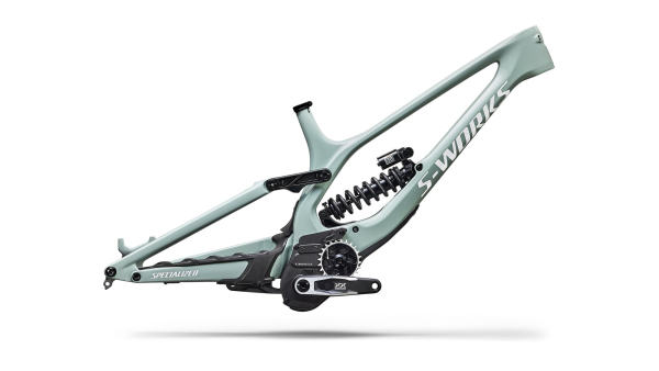 рама specialized s-works demo race 2027 gloss agave grey / metallic white silver
