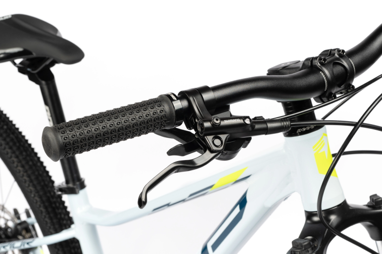 26-27 дюймов (10-16 лет) Superior Racer XC 27 DB Gloss White/Petrol Blue/Neon Yellow 2025 Артикул 801.2025.29602