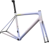 Рамы шоссе, гревел рама Specialized S-Works Aethos 2024 Satin Clay - Powder Indigo - Silver Dust - Radial Fade + Lapis Артикул 77224-0252, 77224-0261, 77224-0254, 77224-0249, 77224-0258, 77224-0256