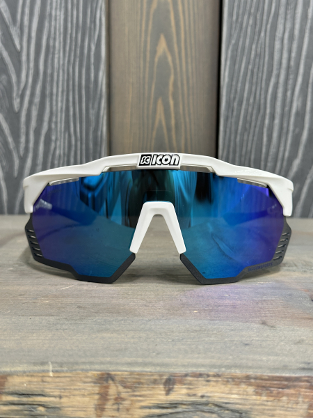 Очки Очки спортивные Scicon AeroShade Kunken оправа White Gloss линза SCNPP Multimirror Blue Артикул 