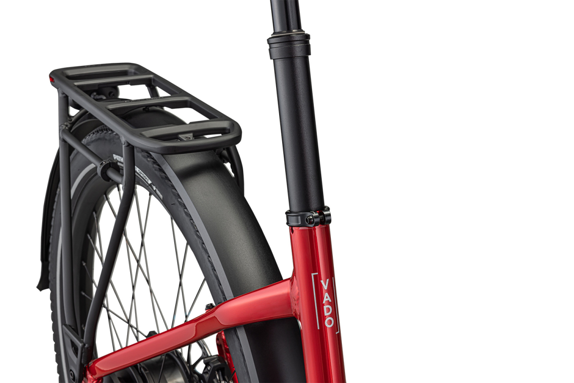 TURBO VADO - свой в городе! Specialized Turbo Vado 5.0 IGH Step-Through 2023 Red Tint / Silver Reflective Артикул 