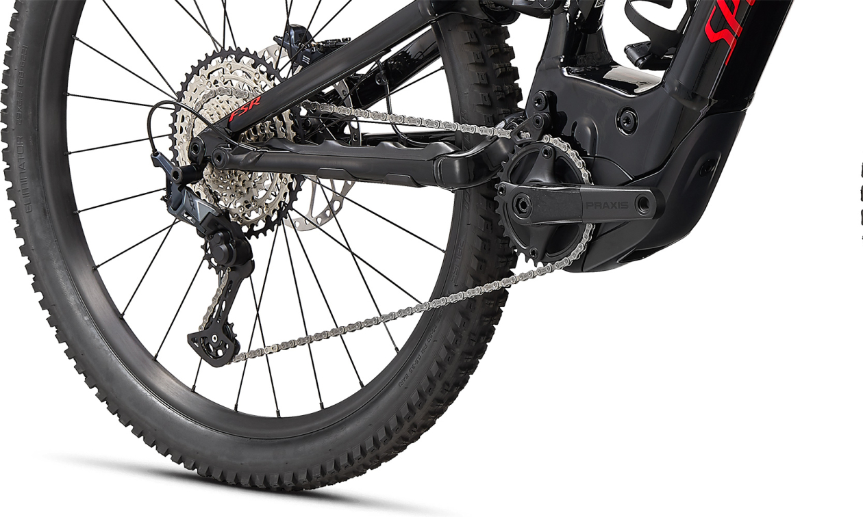 TURBO LEVO - лучшее из возможного! Specialized Turbo Levo Comp 2021 Black / Flo Red Артикул 96421-5102, 96421-5104