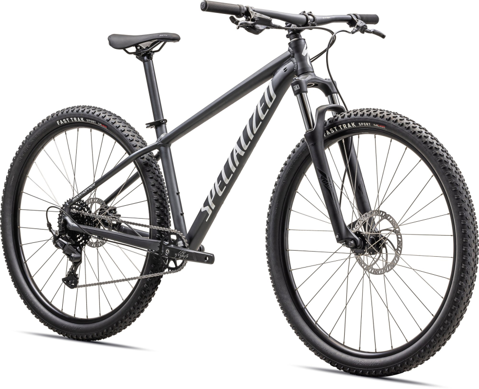 Купить Specialized Rockhopper Sport 29 2025 Satin Black Liquid Metal / White Артикул 91825-6203, 91825-6204, 91825-6202, 91825-6205, 91825-6206