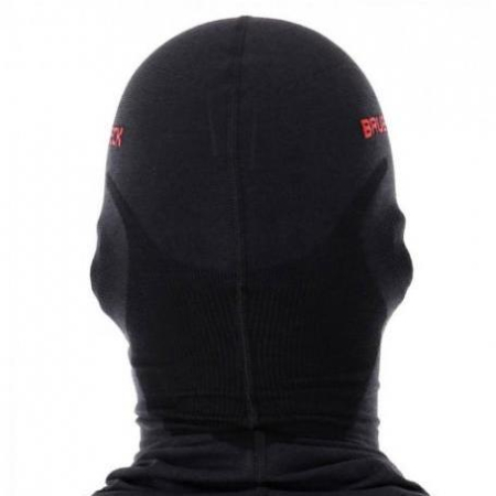 Шапки, кеппи, бейсболки Балаклава Brubeck с шерстью мериноса Артикул KM10370SMblk, KM10370LXLblk