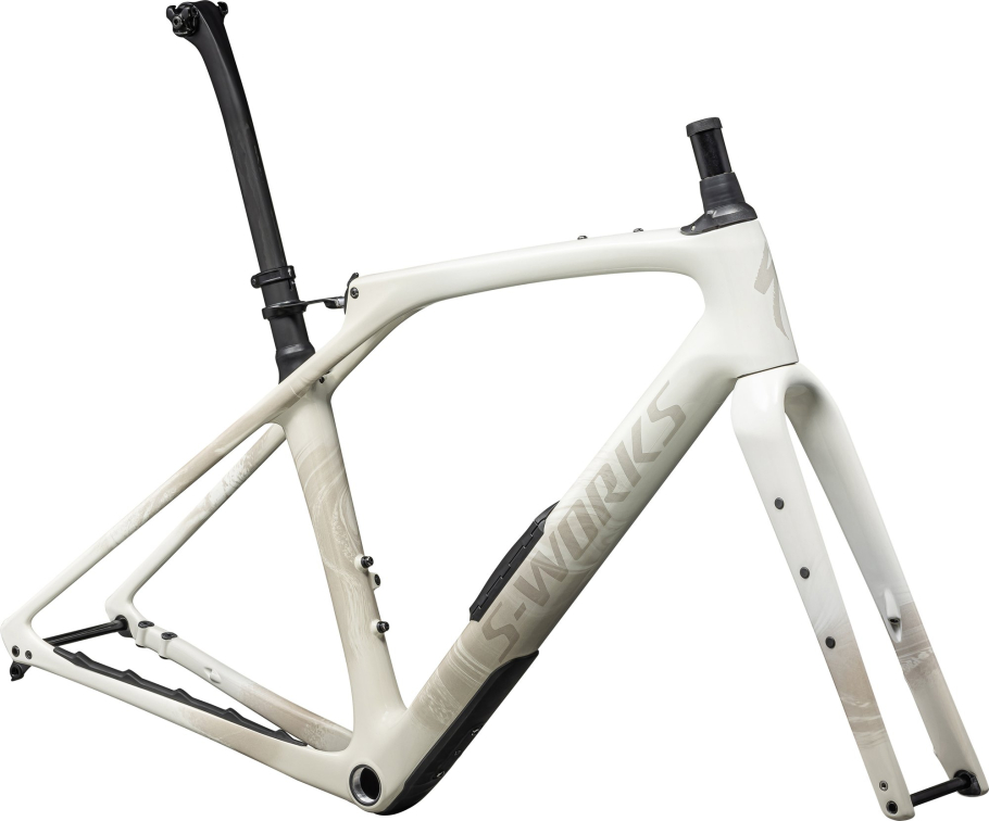 S-WORKS велосипеды гравийные рама Specialized S-Works Diverge STR 2024 Gloss Dune/white Birch/pearl Артикул 76224-0056, 76224-0061, 76224-0052, 76224-0058, 76224-0049, 76224-0054