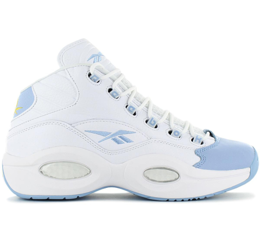 Кроссовки Кроссовки Reebok Question Mid ftwr white/fluid blue/toxic yellow Артикул GW885411, GW88547, GW885410, GW88548, GW88549
