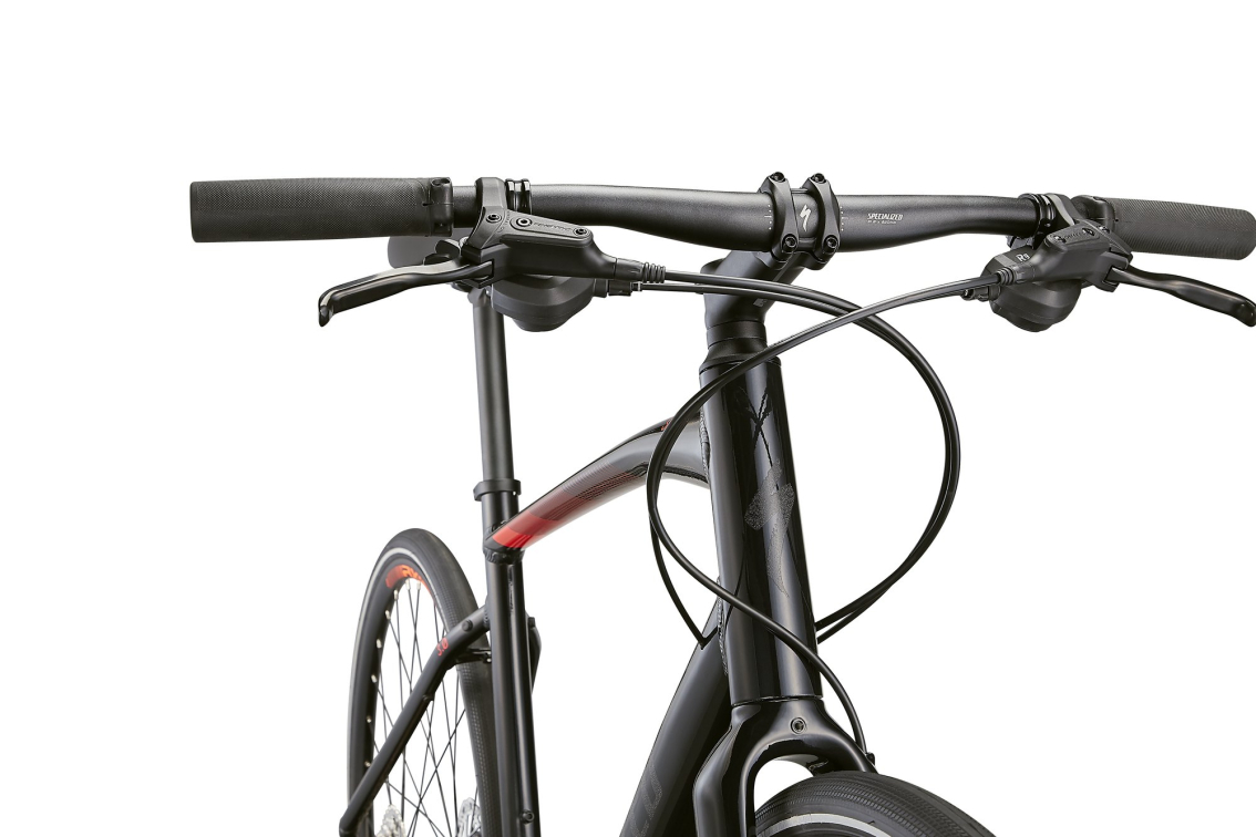 Городские велосипеды Specialized Sirrus 3.0 2021 Black / Red / Black Артикул 90920-7700