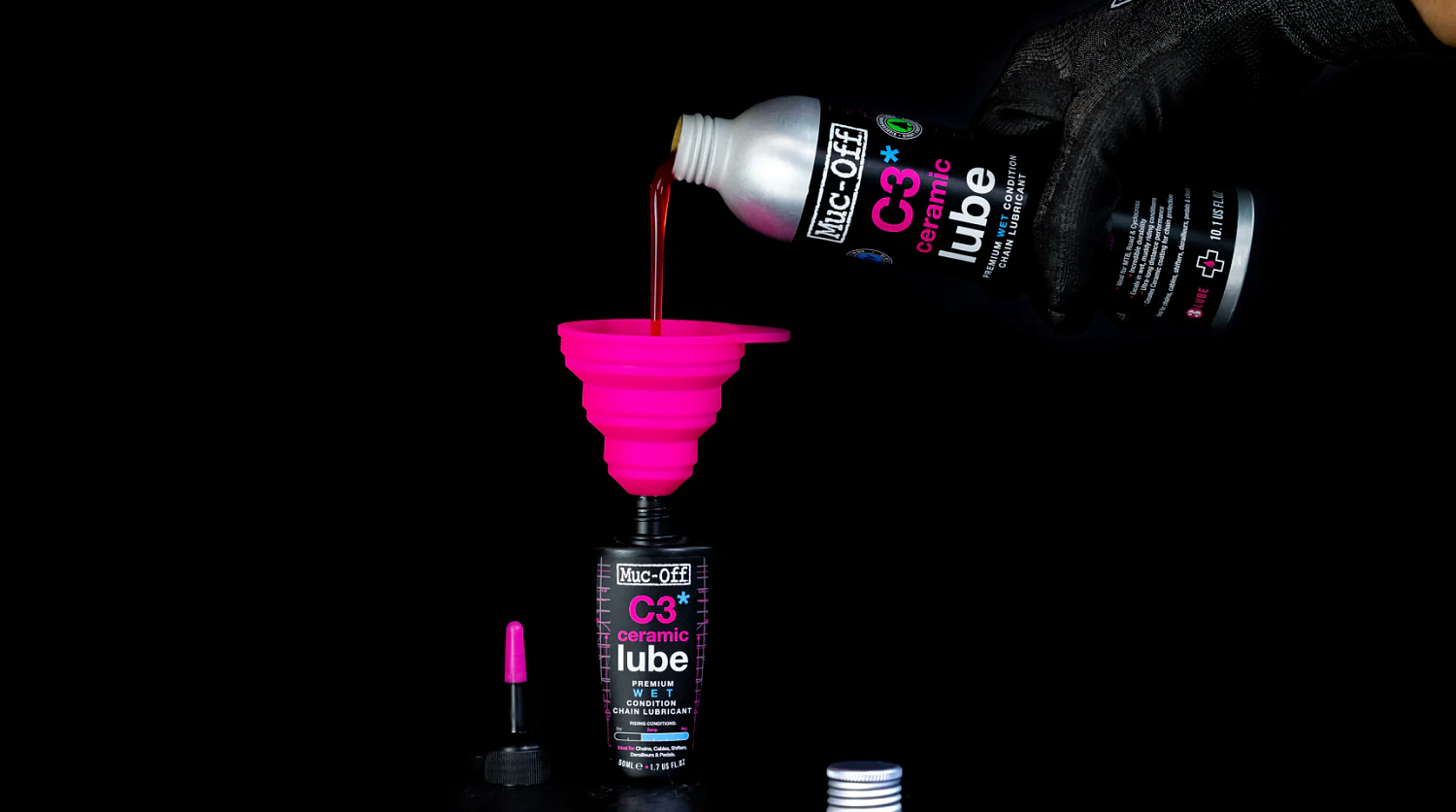 Смазка для цепи с керамикой Muc-Off C3 Wet Ceramic Lube 50мл (влажная погода) 869