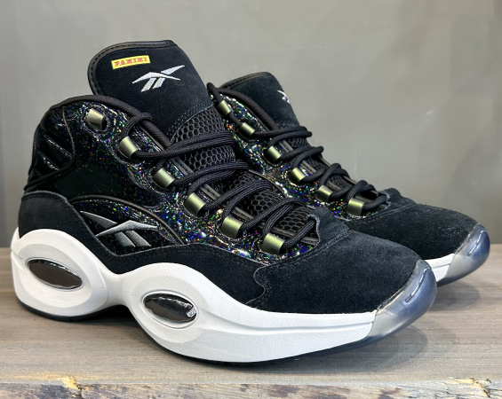 Кроссовки Кроссовки Reebok Question Mid core black/pure grey 6/silver met. Артикул HQ41359, HQ413510