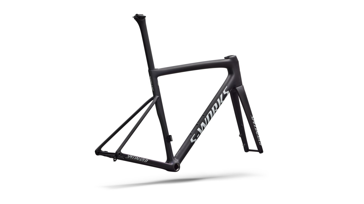 Рамы шоссе, гревел рама Specialized S-Works Tarmac SL8 2026 Satin Carbon / Cyan To Blue Viavi Pearl Front Edge Артикул 74926-0756, 74926-0754, 74926-0752, 74926-0744, 74926-0761, 74926-0749, 74926-0758