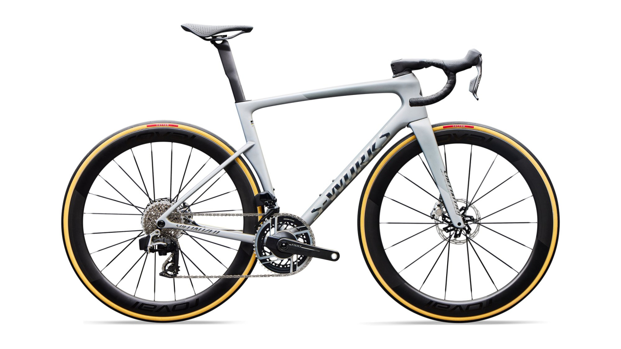 S-WORKS велосипеды шоссе Specialized  S-Works Tarmac SL9 AXS 2027 Satin Silver Dust / Spectrum Flake / Chrome Артикул 94927-0052, 94927-0061, 94927-0058, 94927-0049, 94927-0056, 94927-0054