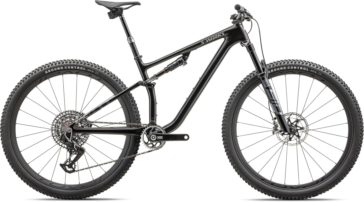 S-WORKS горные велосипеды Specialized S-Works Epic Evo LTD 2023 Gloss Metallic Obsidian / Satin Brushed Chrome Артикул 94823-0204, 94823-0205, 94823-0203, 94823-0202
