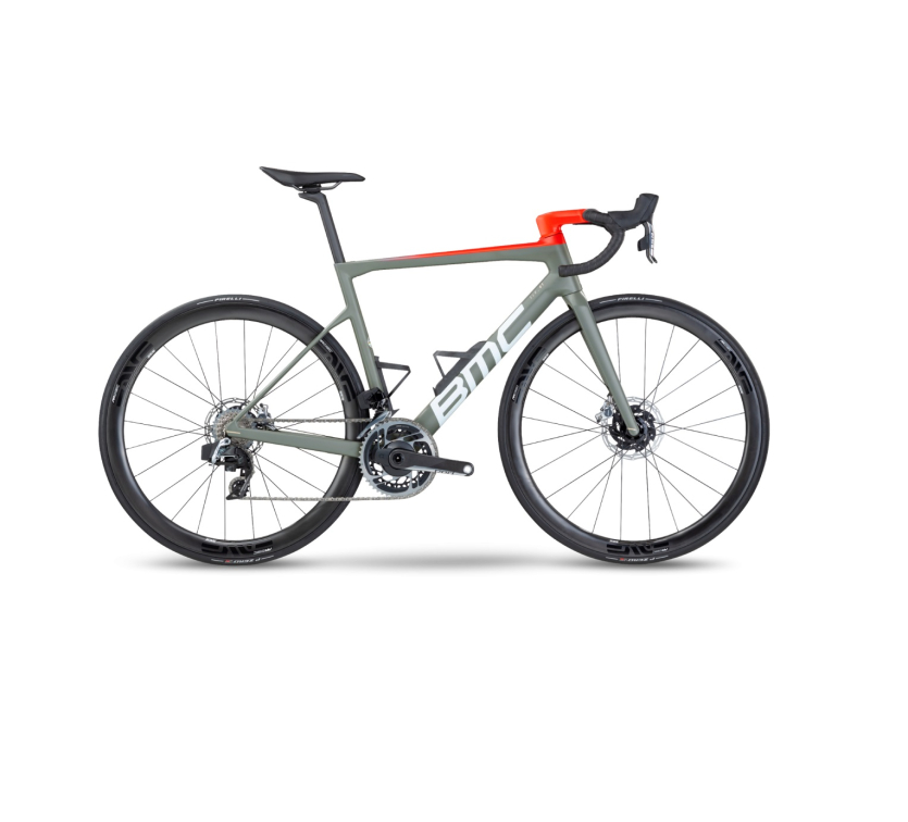 Шоссейные велосипеды BMC Teammachine SLR01 THREE LE Ultegra Di2 Disc 12V Cosmic SL 45 2022 Gray/White/Red Артикул SLR01ULTDISCGray51, SLR01ULTDISCGray54