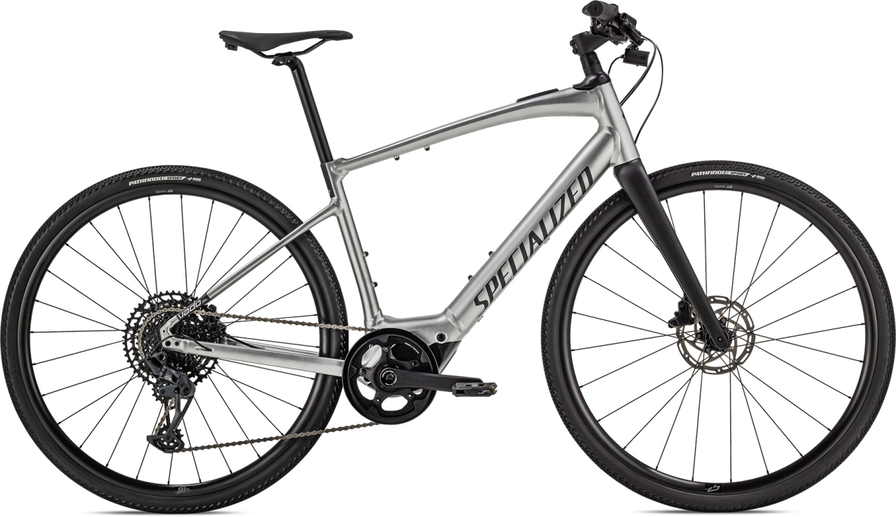TURBO VADO - свой в городе! Specialized Turbo Vado SL 5.0 2022 Brushed Aluminum / Black Reflective Артикул 93922-3103, 93922-3105, 93922-3102, 93922-3104