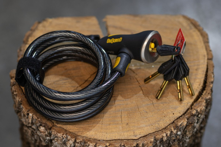 Велосипедные замки Велозамок OnGuard Doberman 185x10 с ключом Артикул 