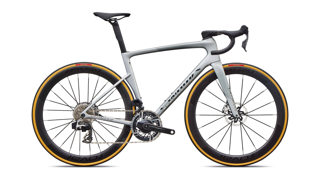 S-WORKS велосипеды шоссе Specialized  S-Works Tarmac SL9 AXS 2027 Satin Silver Dust / Spectrum Flake / Chrome Артикул 94927-0052, 94927-0061, 94927-0058, 94927-0049, 94927-0056, 94927-0054