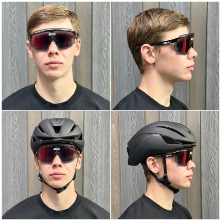Очки Очки спортивные Scicon AeroWatt оправа Black Gloss линза SCNPP Multimirror Red Артикул 